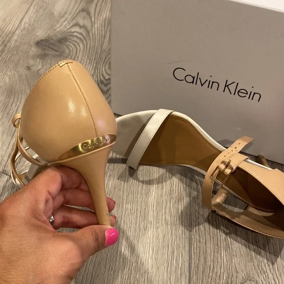 Luigina Calvin Klein sandals heels shoes - Picture 4 of 11